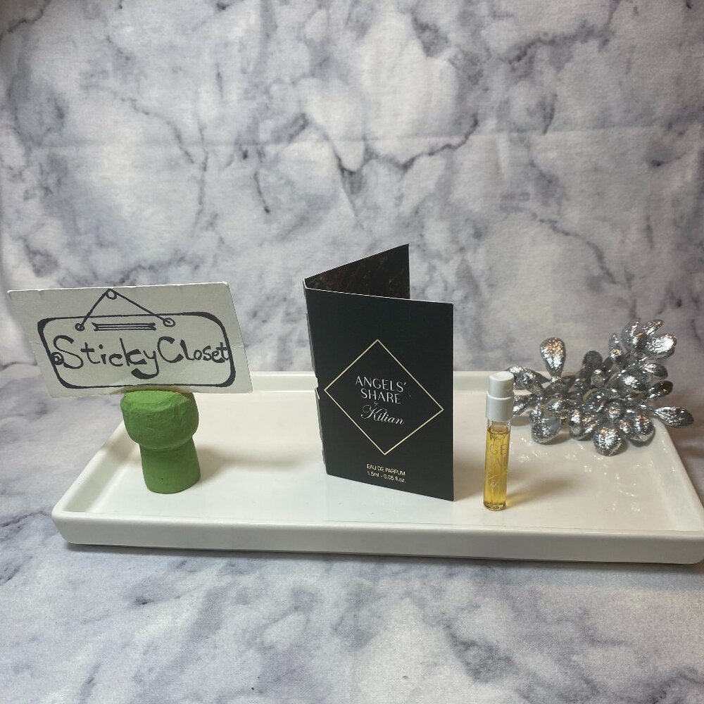 KILIAN PARIS Angels' Share EDP Gourmand Cognac Oak-Sample Spray 1.5ml,0.05oz-NEW
